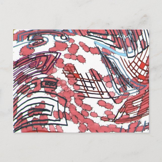 gezeichnet postkarte (Vorderseite)