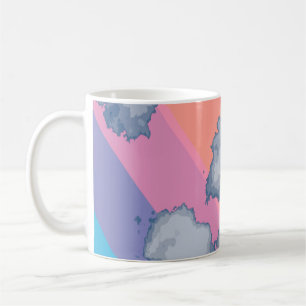 Gezeichnet Regenbogen Kaffeetasse
