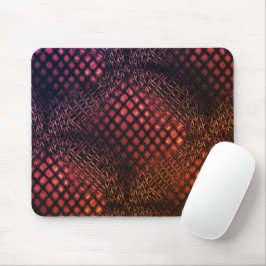 Gezeichnet Rotwein, der wie ein Jute-Netz aussieht Mousepad