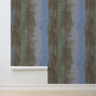 Gezeichnete Aquarellfarbe Ozean- und Erdfarbenstru Tapete