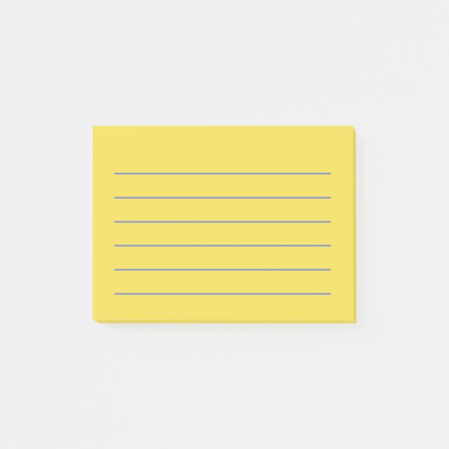 Gezeichnete gelbe Post-Itanmerkungen Post-it Klebezettel (Vorderseite)