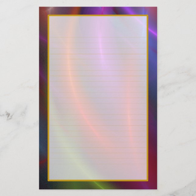 Gezeichnetes Briefpapier der Feuerwerks-II (Vorderseite)