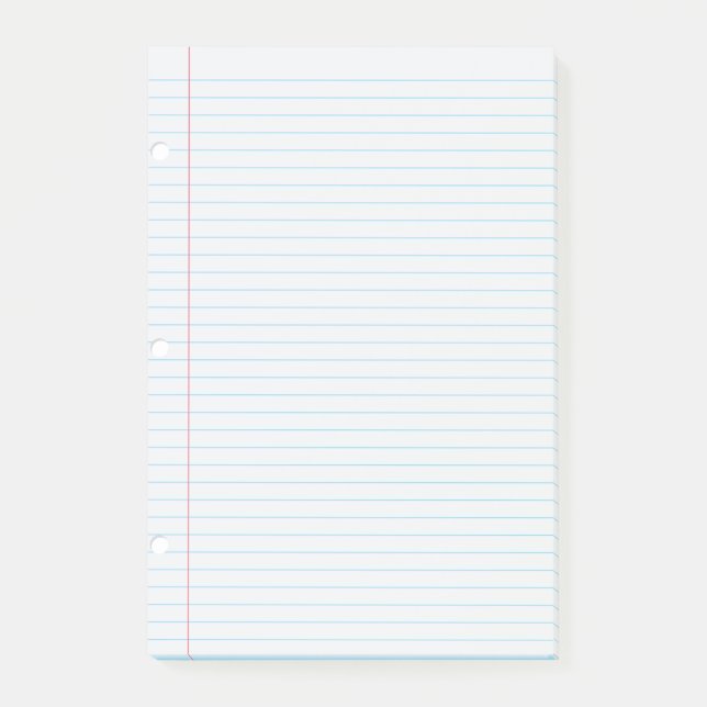 Gezeichnetes Papier Post-it Klebezettel (Vorderseite)