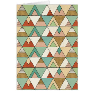 Gezeichnetes Stammes- Muster SüdwestenGeo