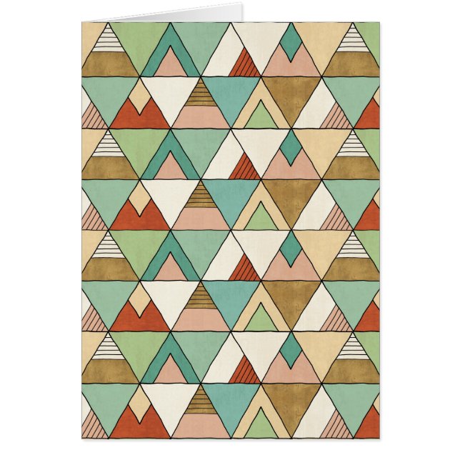 Gezeichnetes Stammes- Muster SüdwestenGeo (Vorne)