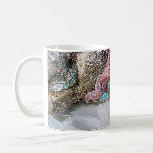 Gezeitenbad, Ruby Beach, Olympischer Nationalpark Tasse (Links)