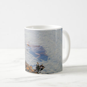 Gezeitenbecken am Sandstrand Kaffeetasse