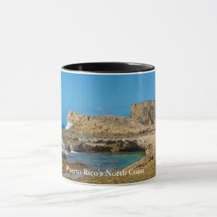 Gezeitenbecken und Felskeile von Punta Las Tunas Tasse