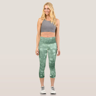 🌊💙 Gezeitenbewegung Aquamarin Capri Leggings
