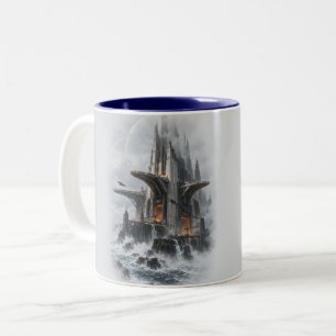 Gezeitenfestung Zweifarbige Tasse