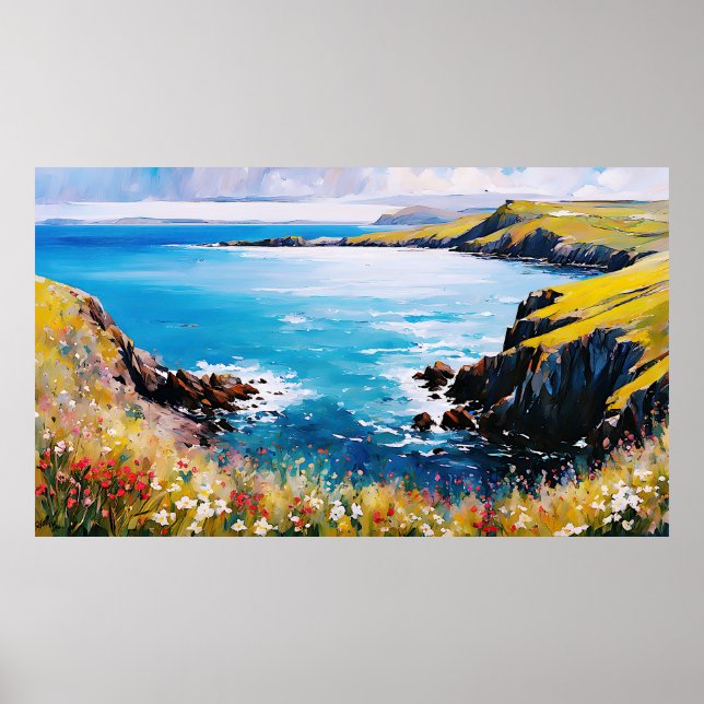 Gezeitenträume und Wiesen-Brisen Poster (Vorne)