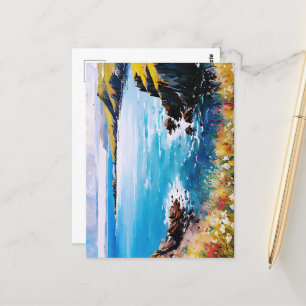 Gezeitenträume und Wiesen-Brisen Postkarte