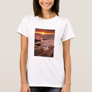Gezeitentümpel bei Sonnenuntergang, Kalifornien T-Shirt