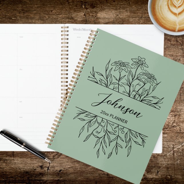 Gezichneter Blumenplaner Planer (Von Creator hochgeladen)