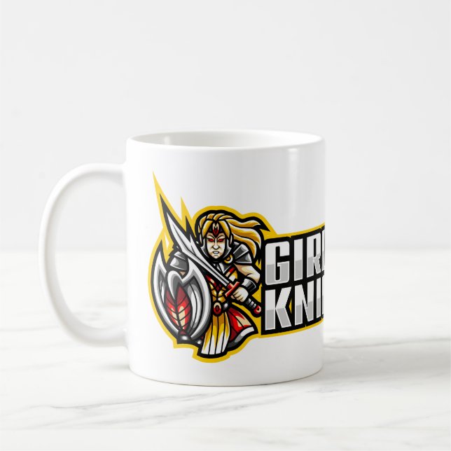 Gezielte Krieger Kaffeetasse (Links)