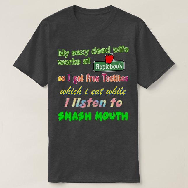 Gezieltes Style Smash Mouth Meme Shirt (Design vorne)