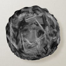 gezogene Quadrate, graue und schwarze Pinselstrich