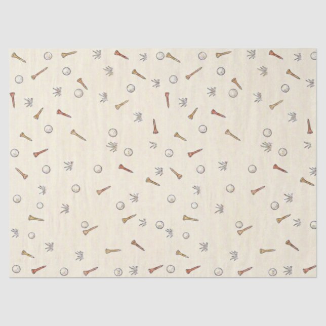 Gezogenes Golf-Tissue-Papier Seidenpapier (Vorderseite)