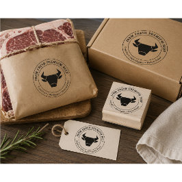 Gezüchtete Frische Premium-Rindfleisch Bio Briefma Gummistempel