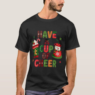 Gezuckerter Lebkuchenmann & Schneemann-Tasse Weihn T-Shirt