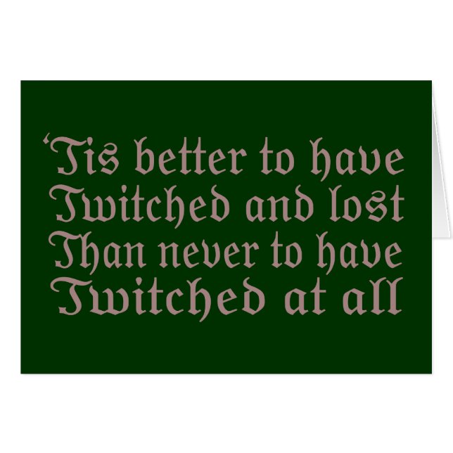 Gezuckt und verloren… (Vorderseite (Horizontal))