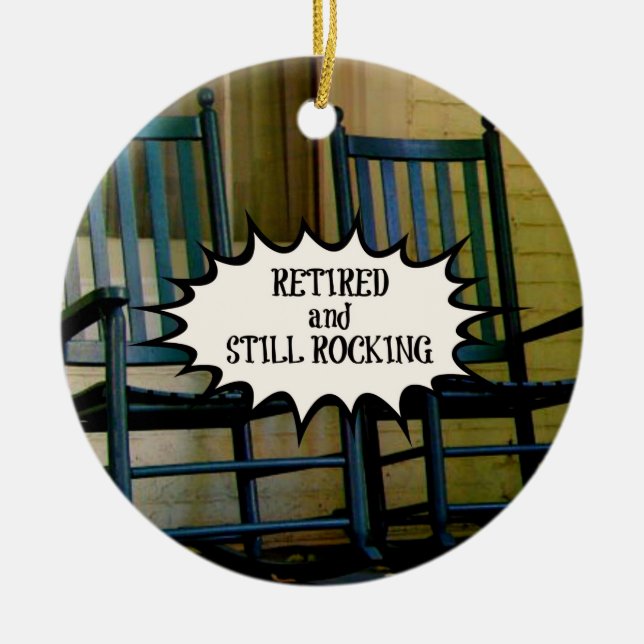 Gezwirnter und noch rockender Sonderverzierung Keramik Ornament (Vorne)