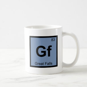 Gf - Great Falls Montana Chemie Periodensystem Tasse