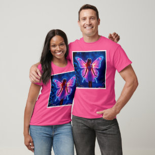 Gflüglernde mystische Schmetterlingskünstlerin T-Shirt