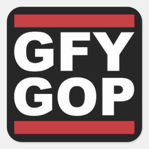 GFY GOP Aufkleber