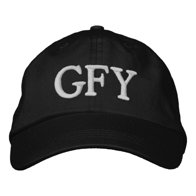 GFY SELF ELO BESTICKTE BASEBALLKAPPE (Vorderseite)