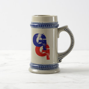 GG 22 Unze Stein Bierglas