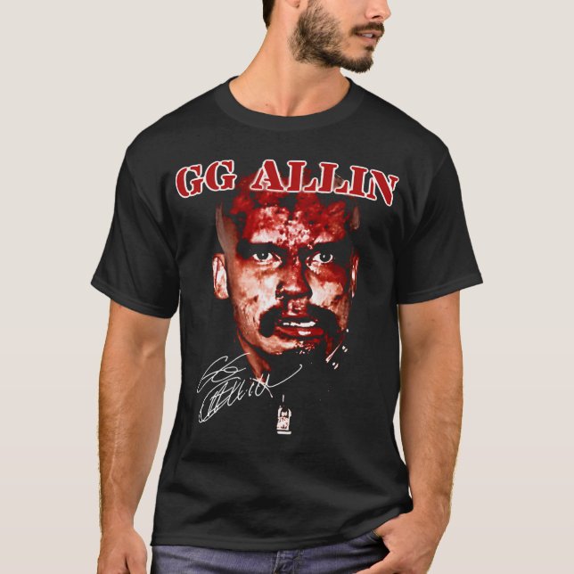 GG Allin 90er T-Shirt (Vorderseite)