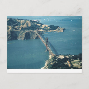 GG Bridge Marin Headlands Postkarte