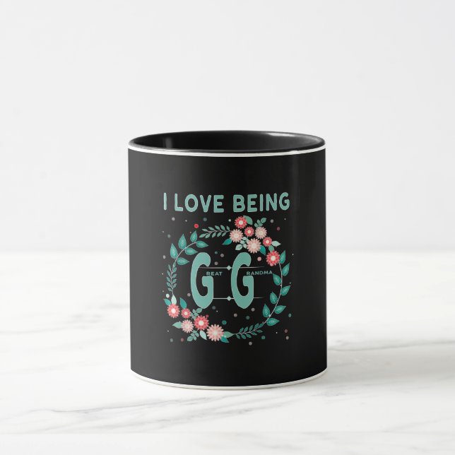 gg i Liebe ist Gigi Urgroßenkel Geschenk Tasse (Zentrum)