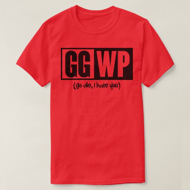GG WP schwarz T-Shirt (Design vorne)