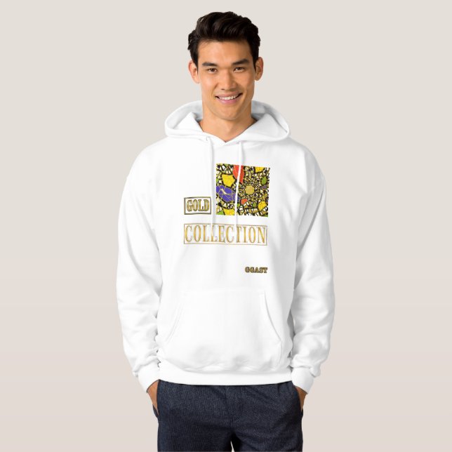 GGAST - "Adult pullover Hoodie" GOLD (Vorne ganz)