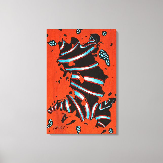 GGAST - Energy Code ECL7 - Stretched Canvas Print Leinwanddruck (Vorderseite)