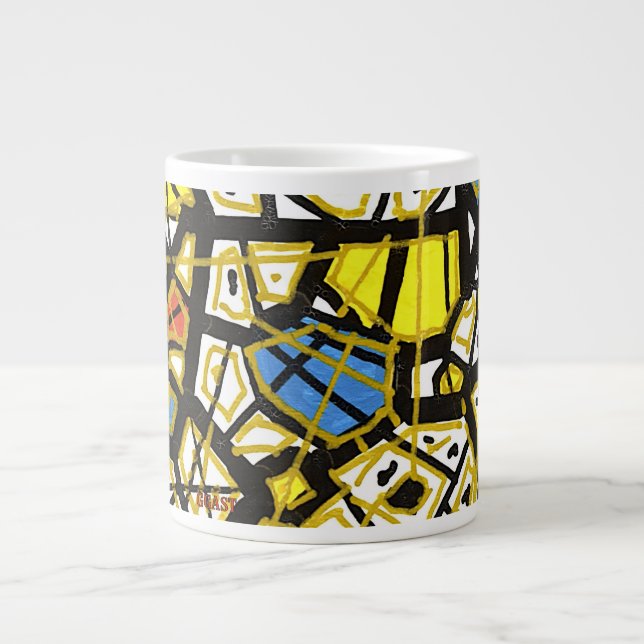 GGAST Gold Series - Elegante Porzellan Tasse (Vorderseite)