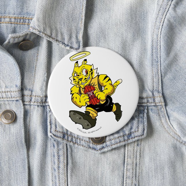 GGFL EY Tigers Maskottchen Button (Beispiel)
