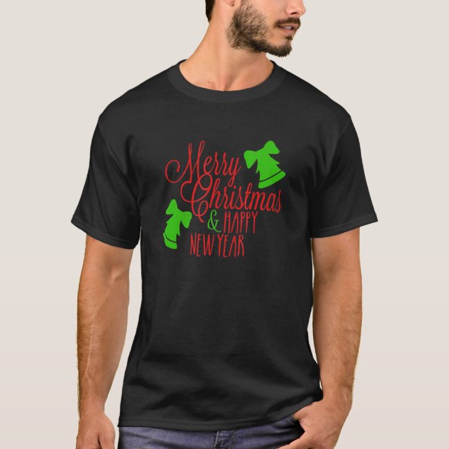 Ggt fröhliche Weihnachten und glückliche Neujahrsf T-Shirt (Vorderseite)