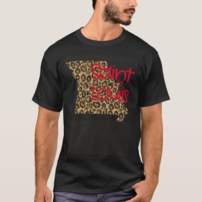 GGT Leopard Animal Print STL St Louis Missouri T-Shirt (Vorderseite)