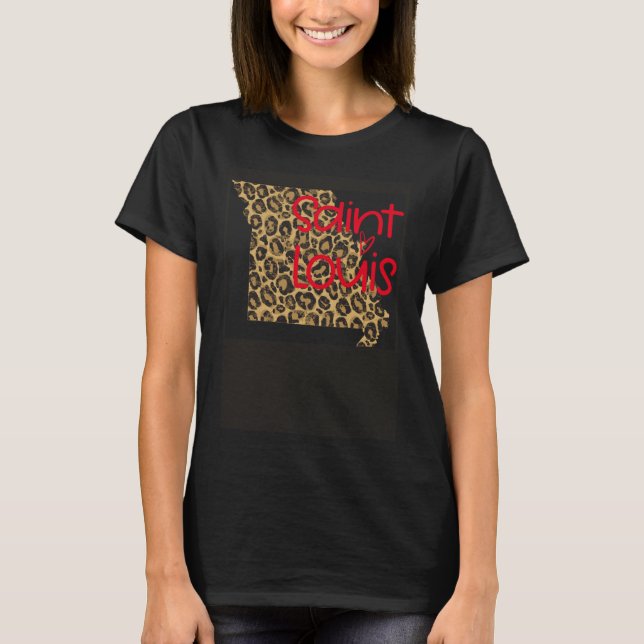GGT Leopard Animal Print STL St Louis Missouri T-Shirt (Vorderseite)