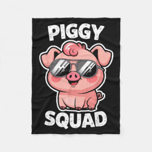 Ggy Squad G trägt Sonnenbrillen als Tier Lustiger Fleecedecke