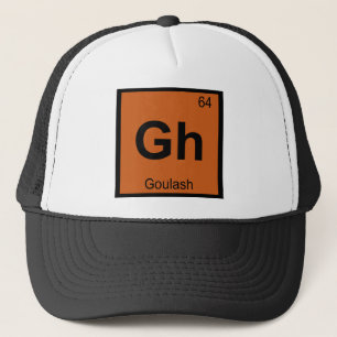 Gh - Gulasch Chemie Periodensystem Symbol Truckerkappe