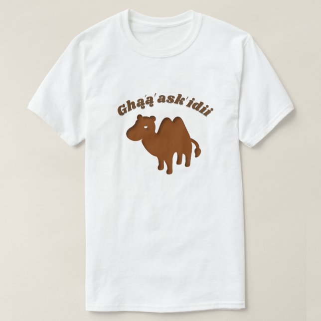 Ghą́ ą́fragIdii - Kamel in navajo T-Shirt (Design vorne)