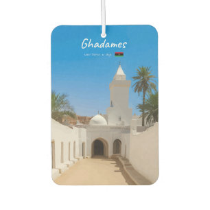 Ghadames, Libyen - Weiße Moschee Autolufterfrischer