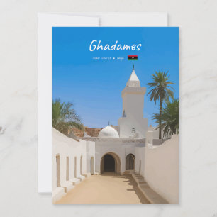 Ghadames, Libyen - Weiße Moschee Einladung