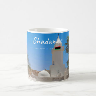 Ghadames, Libyen - Weiße Moschee Kaffeetasse