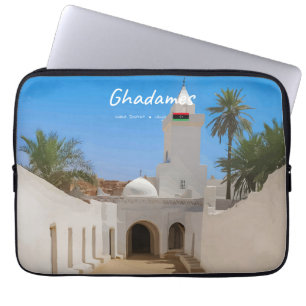 Ghadames, Libyen - Weiße Moschee Laptopschutzhülle