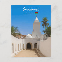 Ghadames, Libyen - Weiße Moschee Postkarte